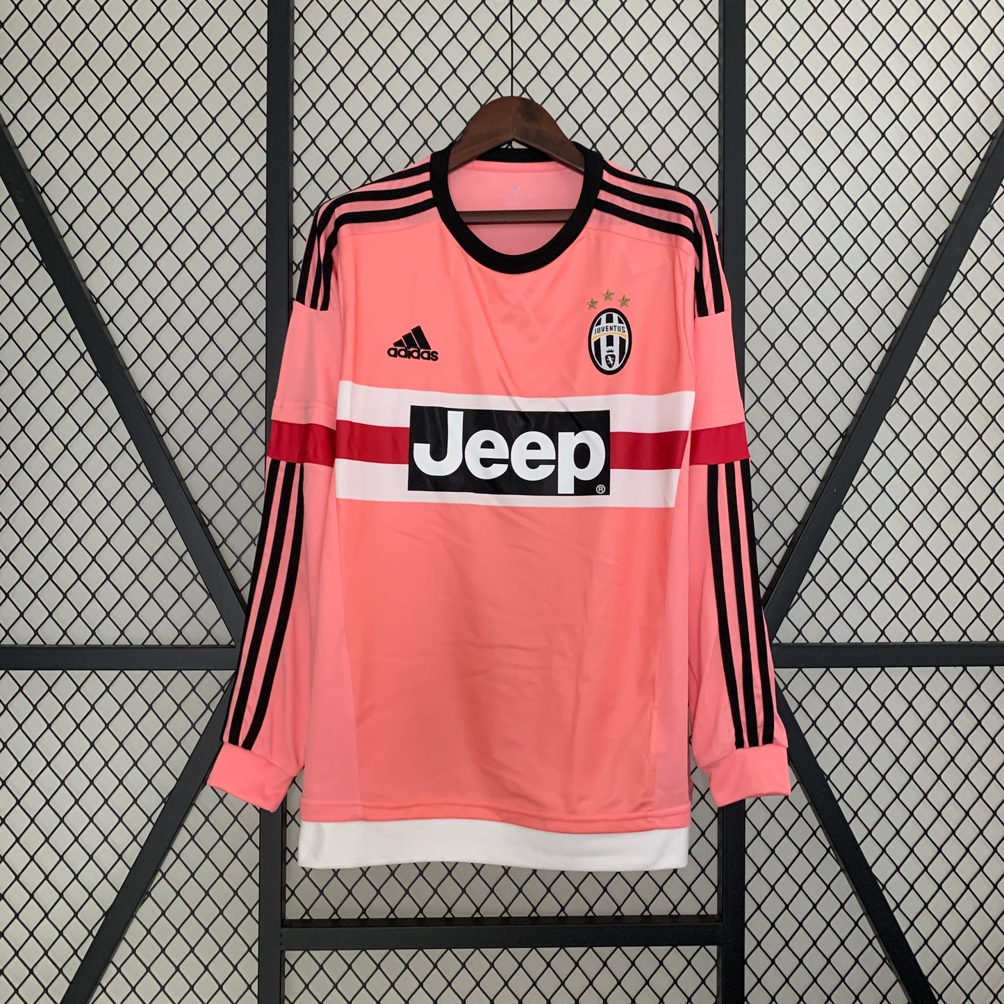 15/16 Juventus Away Retro Long Sleeve Jersey