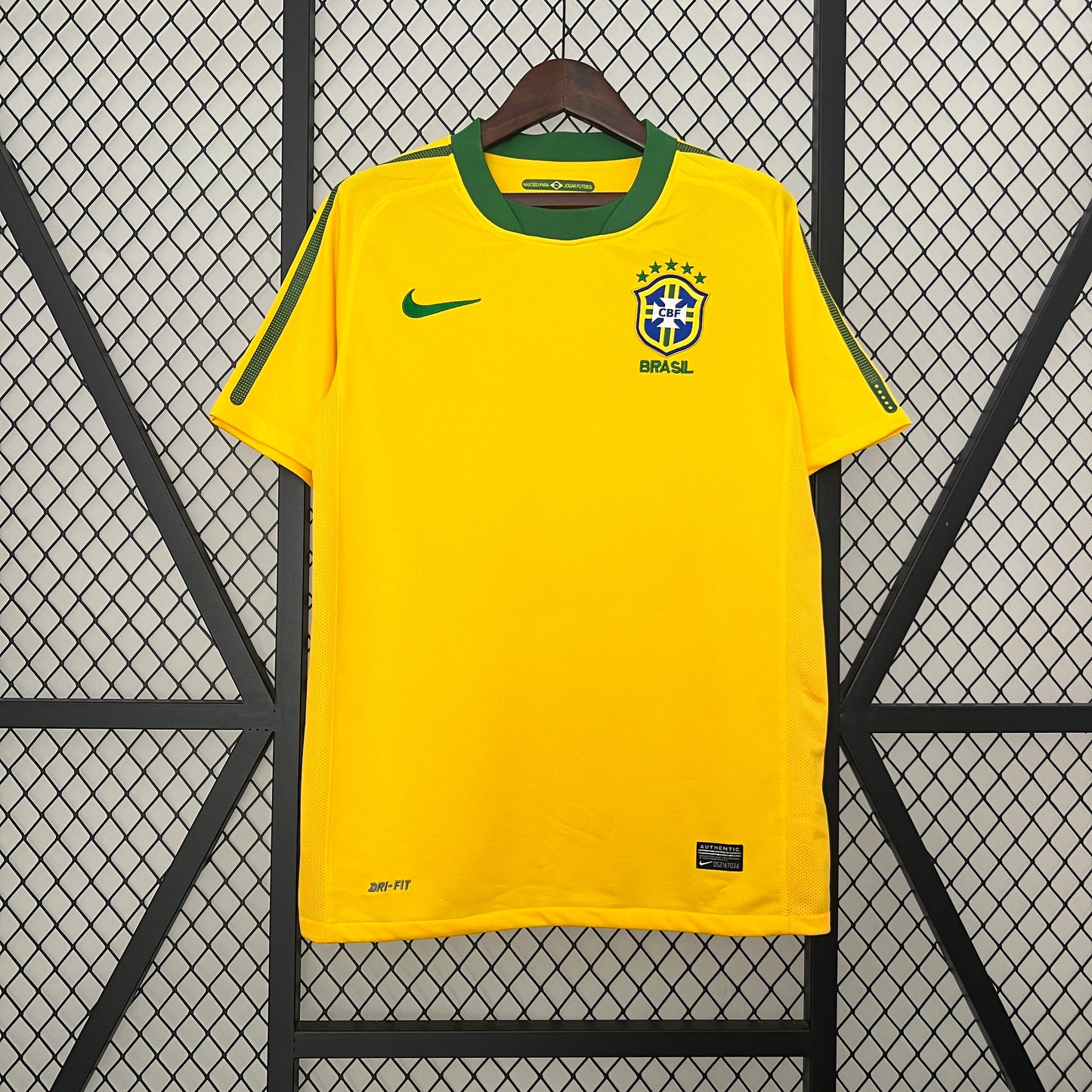 10/11 Brazil Home Retro Jersey