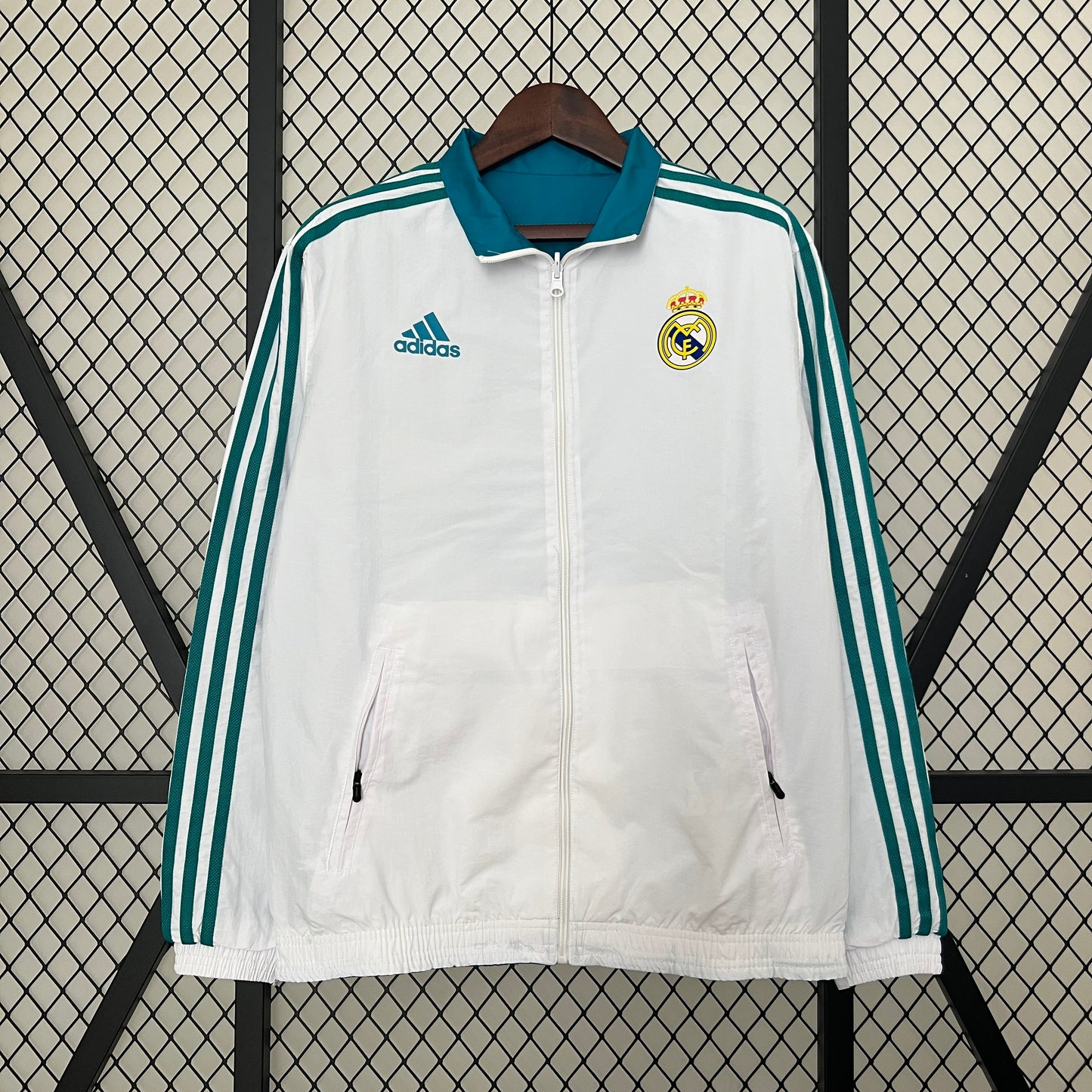 24/25 Real Madrid trench coat reversible