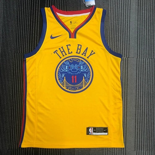 2018 Warriors Chinese Dragon Robe No. 11 Thompson