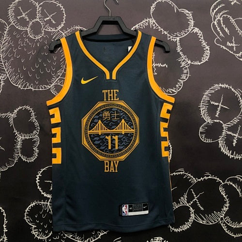 2018 Warriors Gray No. 11 Thompson