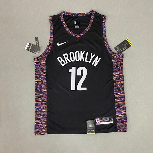 20th Season Nets City Edition (Camouflage) Black No. 12 Harris