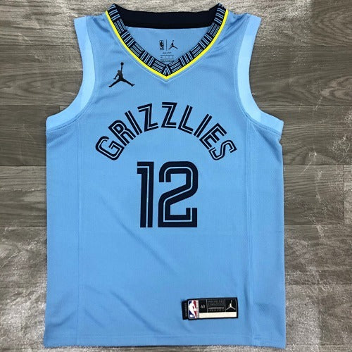 21st Season Grizzlies Jordan Theme Blue No. 12 Morant