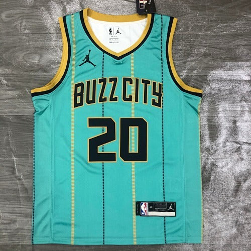21st Season Hornets City Edition Green No. 20 Hayward