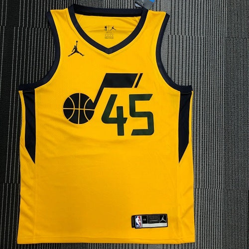 21st Season Jazz JORDAN Theme Yellow No. 45 Mitchell