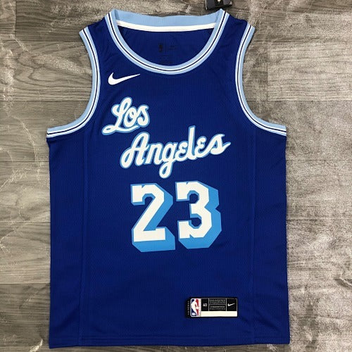 21st Season Lakers Retro Blue No. 23 James