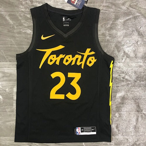 21st Season Raptors Black and Gold No. 23 VanVleet