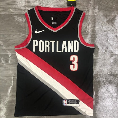 21st Season Trail Blazers Black No. 3 McCollum