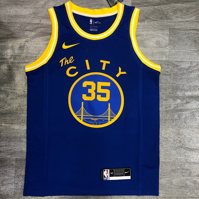 21st Warriors Trolley Version Blue No. 35 Durant
