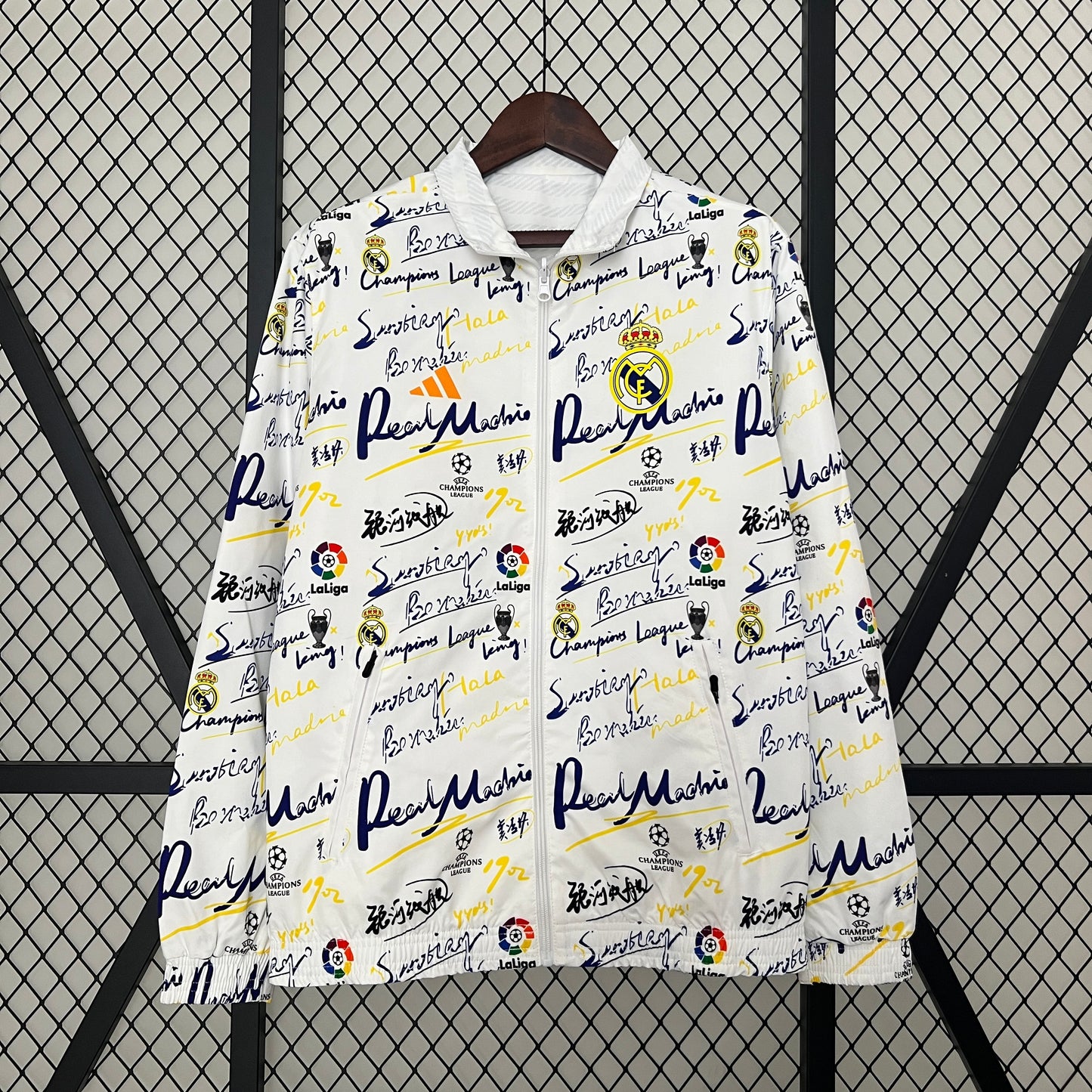 24/25 Real Madrid trench coat reversible