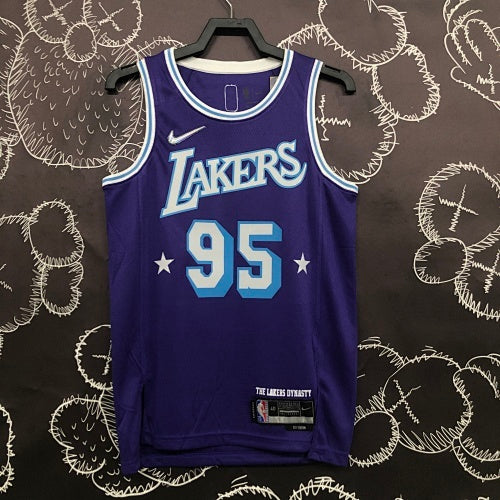 22nd Season Lakers City Edition No. 95 Anderson