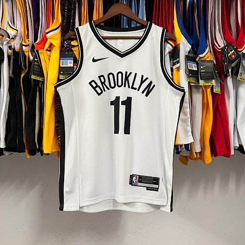 23 season Nets away game white No. 11 Irving