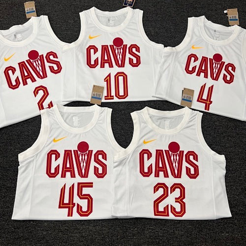 23rd season Cavaliers home white