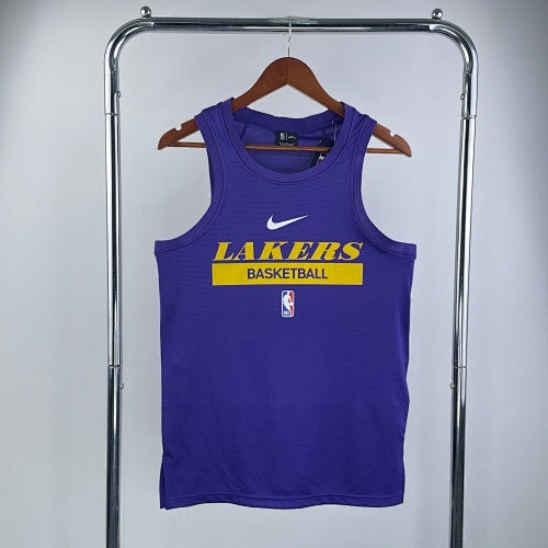 23rd season Lakers purple player version training vest