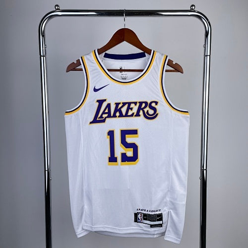 23rd Season Lakers Round Neck White No. 15 Rivers