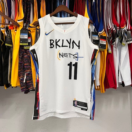 23rd Season Nets City Edition Graffiti White No. 11 Irving
