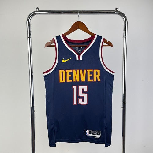 23rd Season Nuggets Navy No. 15 Jokic