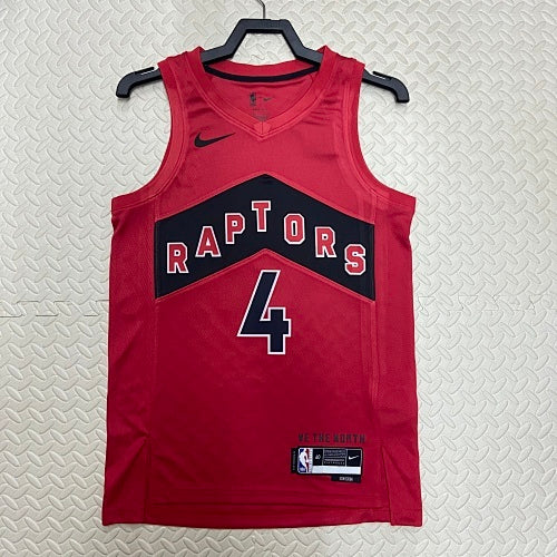 23rd Season Raptors Away Red No. 4 Barnes
