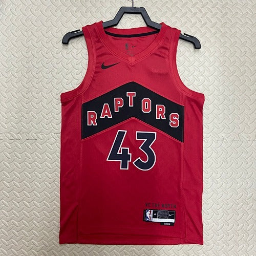 23rd Season Raptors Away Red No. 43 Siakam