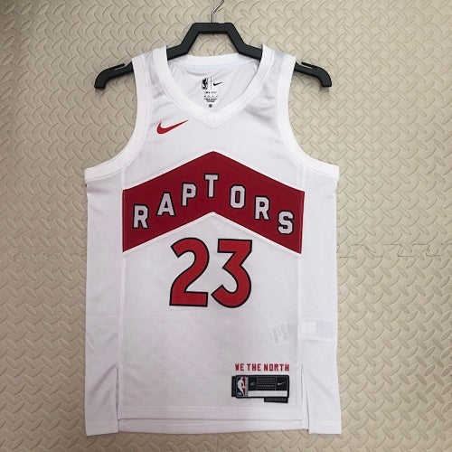 23rd Season Raptors Home White No. 23 Van Jordan