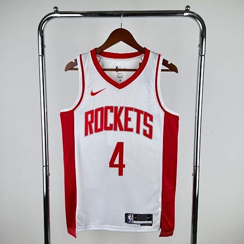 23rd Season Rockets Home White No. 4 Green