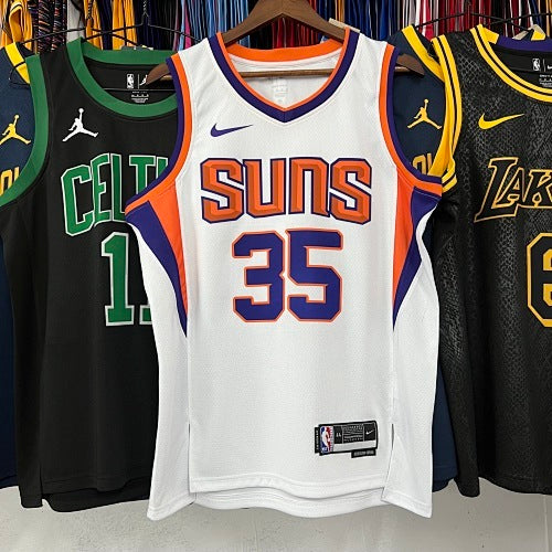 23rd Season Suns Home White No. 35 Durant