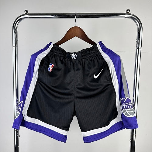 24th season Kings away black shorts