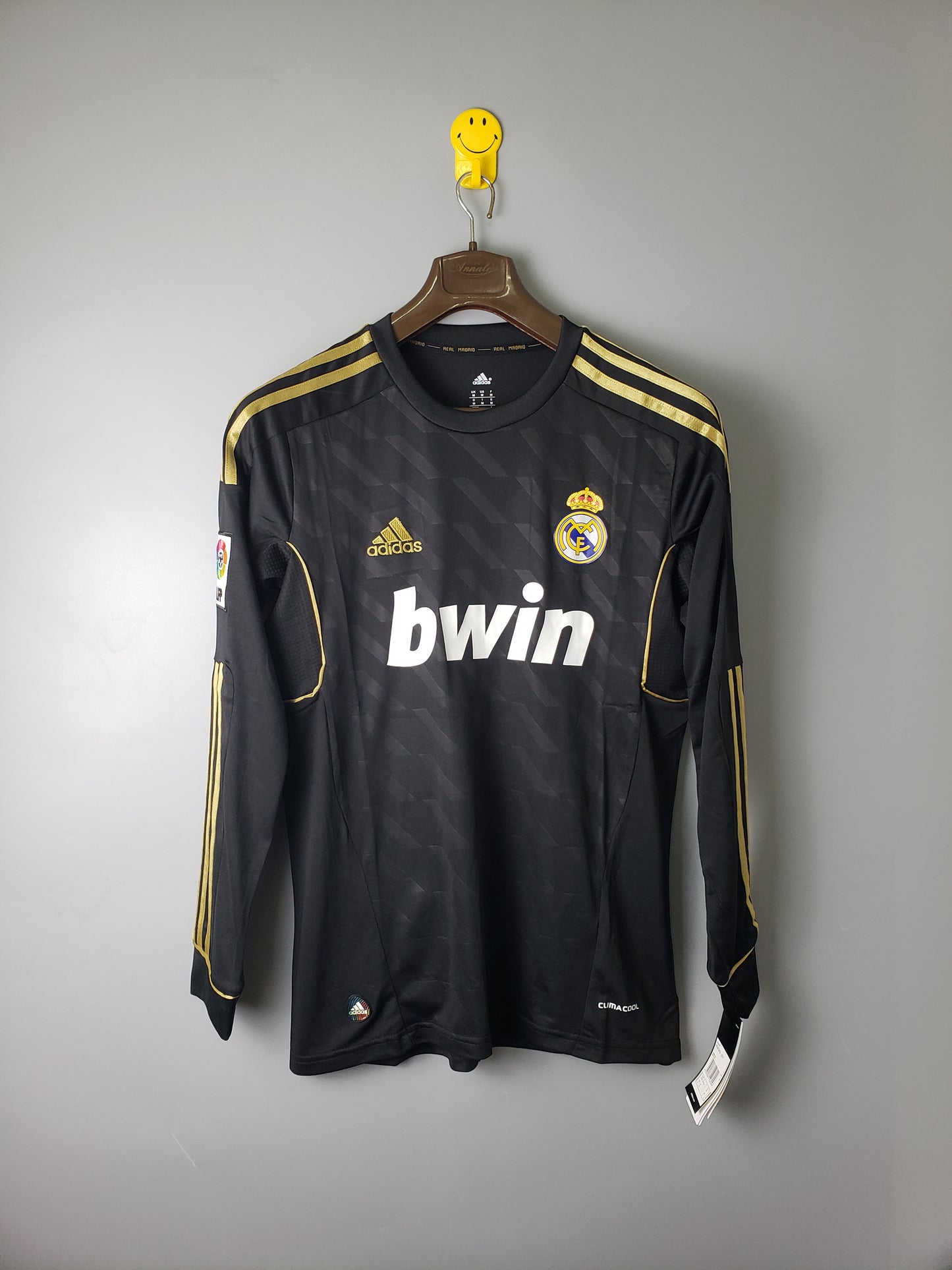 12/13 Real Madrid black long sleeve Retro Jersey