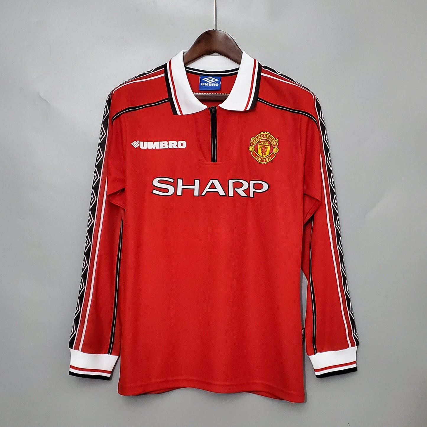 98/99 Manchester United Home Retro Long Sleeve Jersey