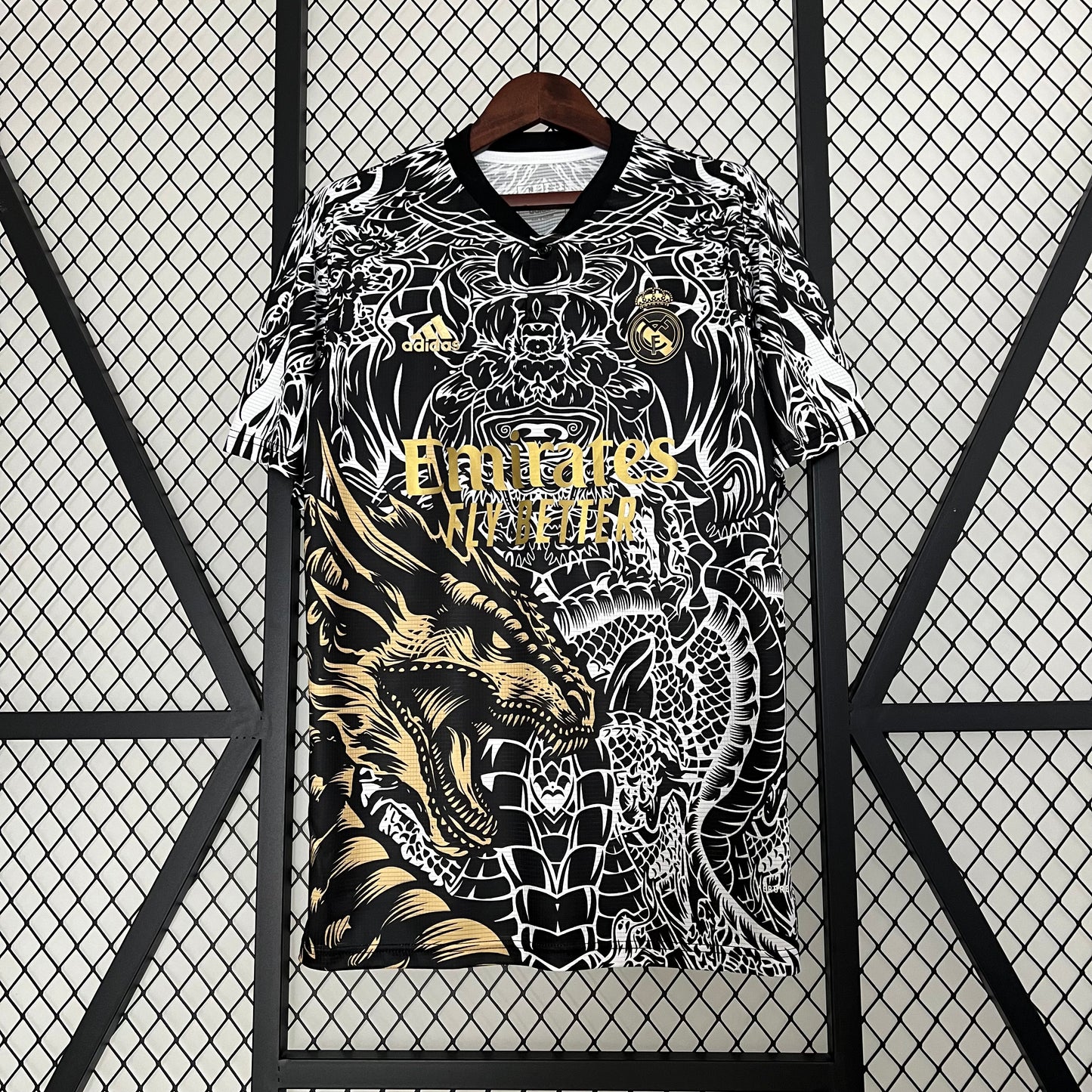23/24 Real Madrid Gold dragon Special Jersey