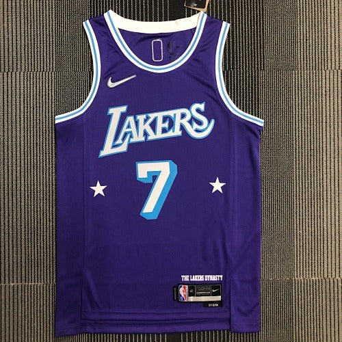 75th Anniversary 22nd Season Lakers City Edition No. 7 Anthony
