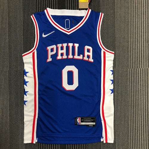 75th Anniversary 76ers Blue No. 0 Maxi