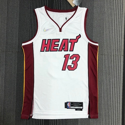75th Anniversary Heat White No. 13 Adebayo