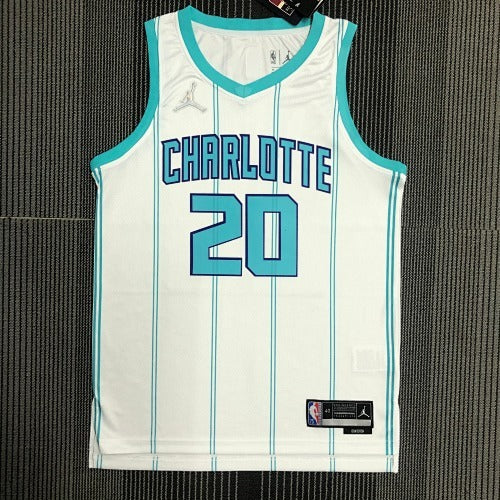 75th Anniversary Hornets White No. 20 Hayward
