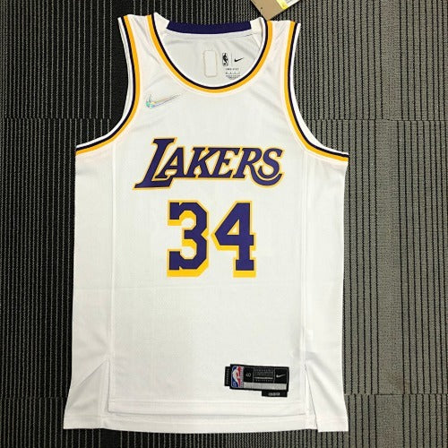 75th Anniversary Lakers White No. 34 O'Neal