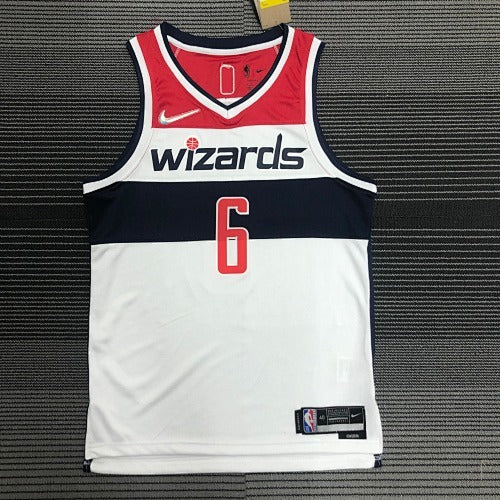 75th Anniversary Wizards White No. 6 Harrell