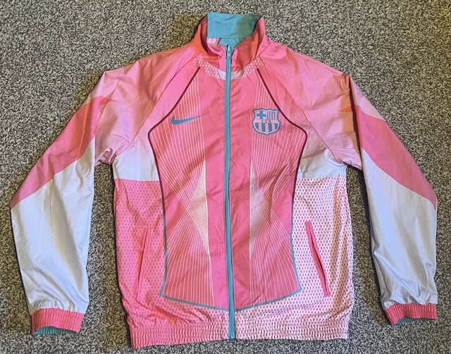 Barcelona Reversible Pink Windbreaker