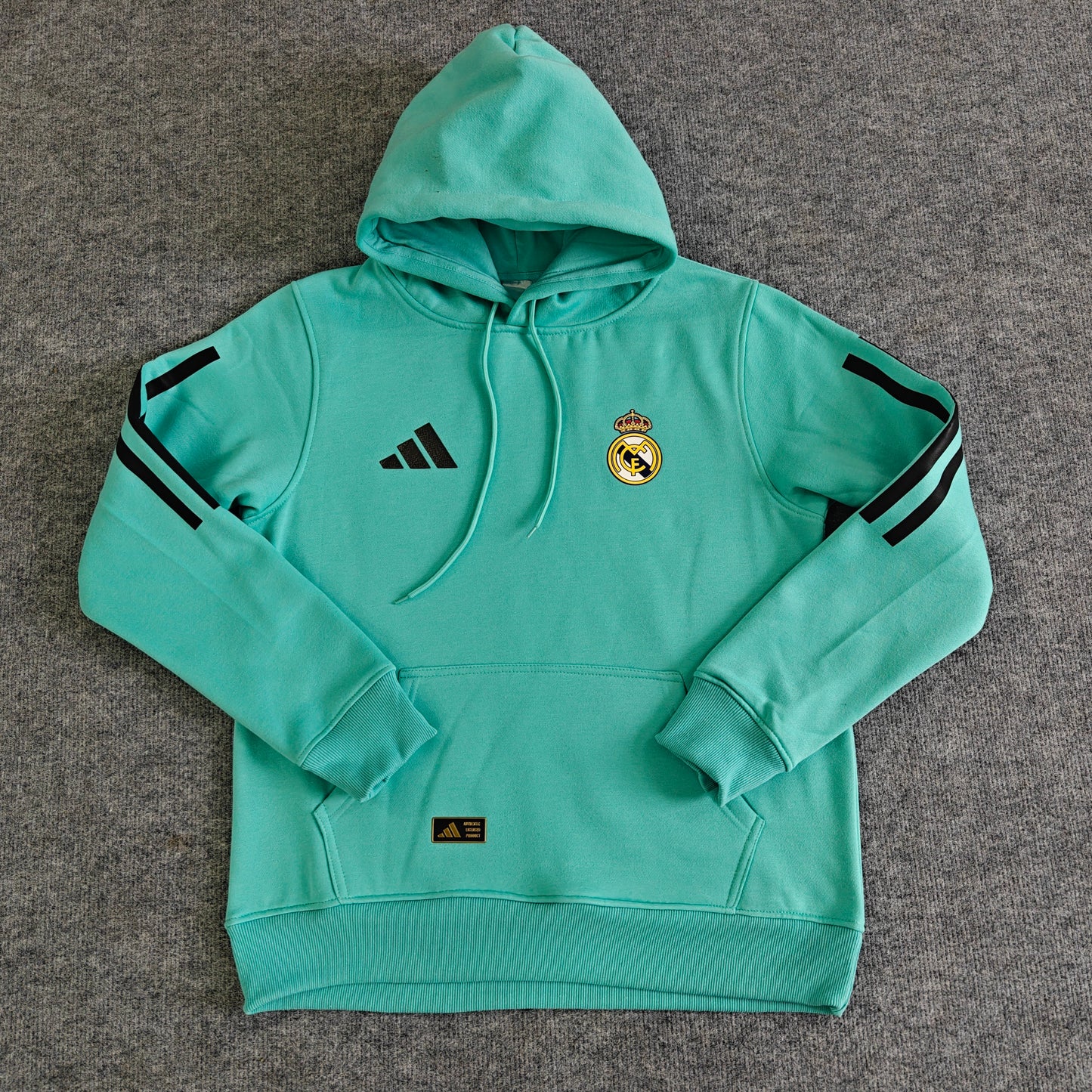 Real Madrid Hoodie - Cyan