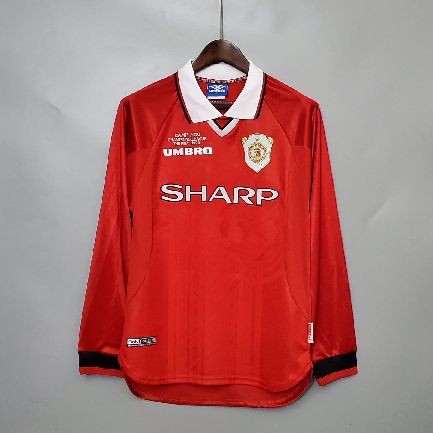 99/00 Manchester United Home Retro Long Sleeve Jersey