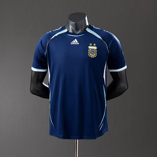 Argentina 2006 Away Player Version Retro Jersey