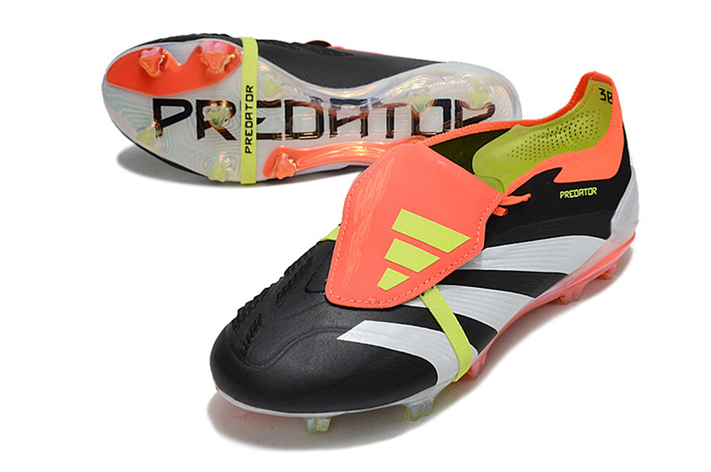 Adidas Predator Elite Tongue Black And Orange