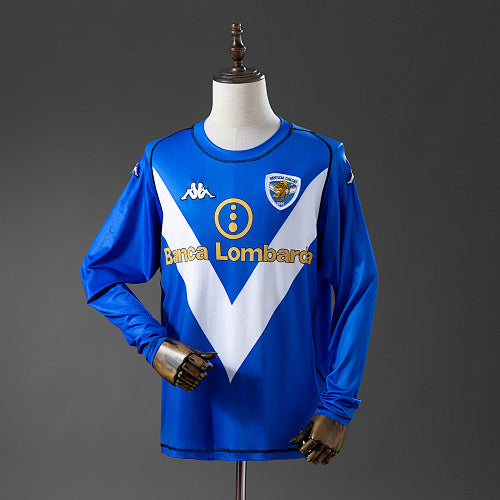Brescia Calcio 2003 Home Long Sleeve Retro Jersey