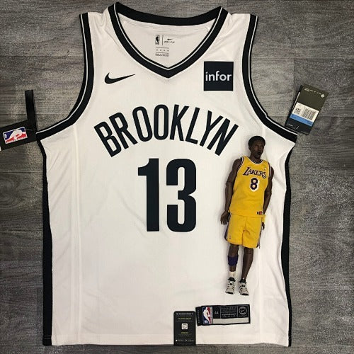 Brooklyn Nets White No. 13 Harden
