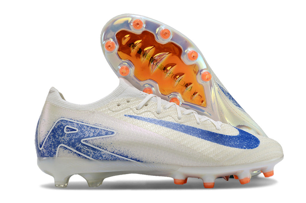 Nike AIR Zoom Mercurial Vapor 16 Elite XXV White And Blue - No Socks