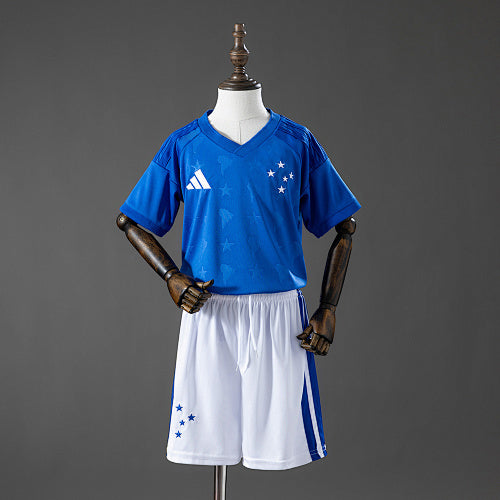 Cruzeiro 26/7 Home kids kit Jersey