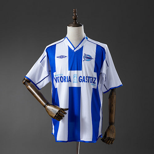 Deportivo Alavés 03/04 Home Retro Jersey