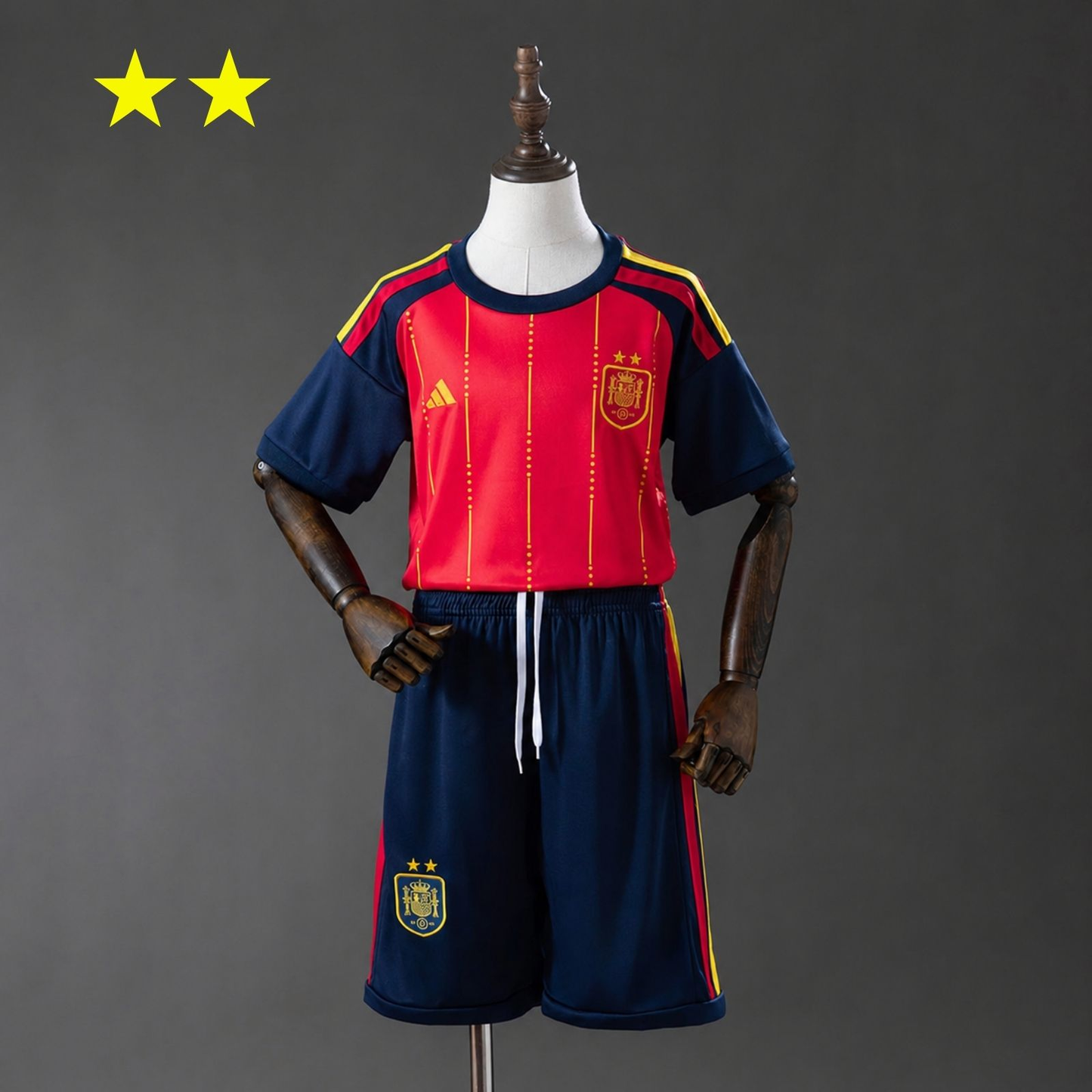 Spain Kids jersey 2-stars