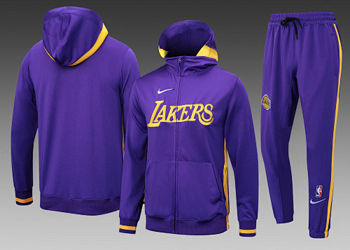 H106# 2324 long pull hat Lakers purple