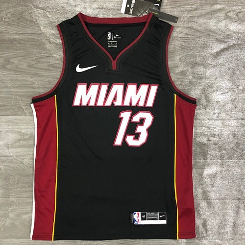 Heat V Neck Black No. 13 Adebayo