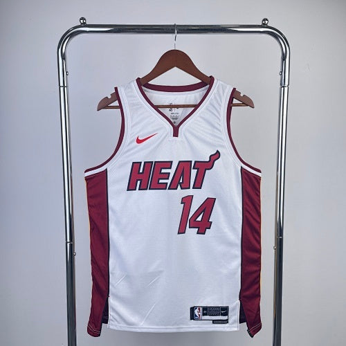 Heat V Neck White No. 14 Hiero